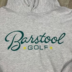Mens Champion Barstool Golf hoodie; size medium